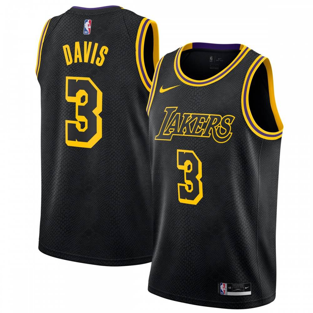 Anthony Davis Los Angeles Lakers City Edition Swingman Jersey - Black-Pro Kit Vault | Brand New 26/27 Sports Jerseys